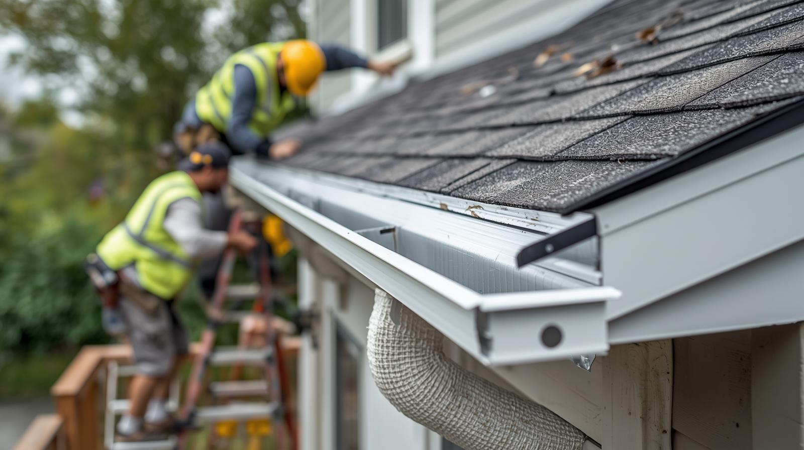 seamless gutter (eavestrough) Calgary